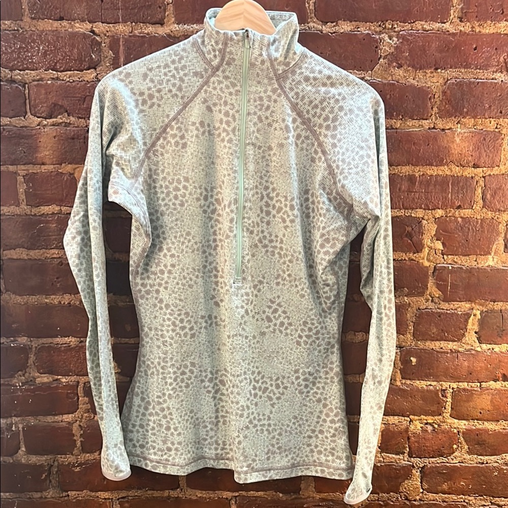 Nike Pro Green Patterned Top